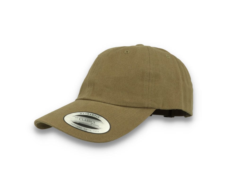 Flexfit Strap Cap 6245PT Peached Cotton Twill Loden Green - LOKK