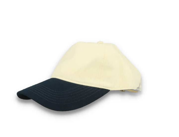 Contrast Peak Leisure Cap Natural/French Navy