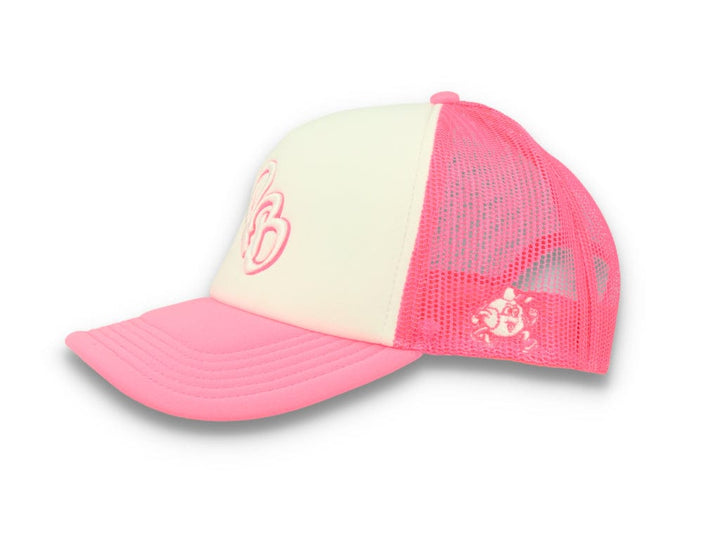 LOKK X RADIO BORGEN Trucker Pink/White - LOKK