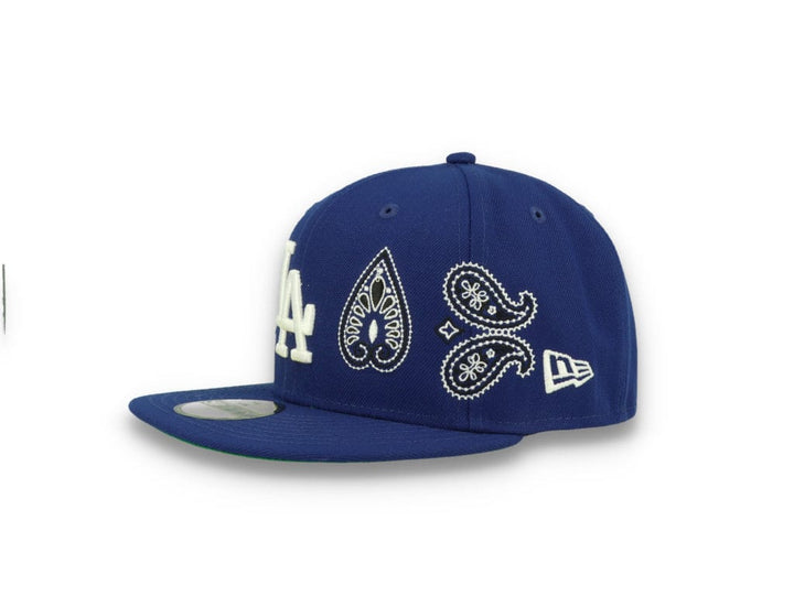 59FIFTY MLB All Over Print Paisley Los Angeles Dodgers Team/White - LOKK