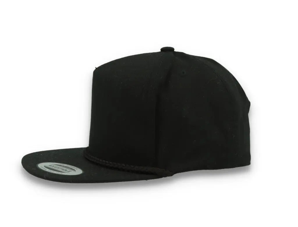 Classic Poplin Golf Cap 6002 Black - LOKK
