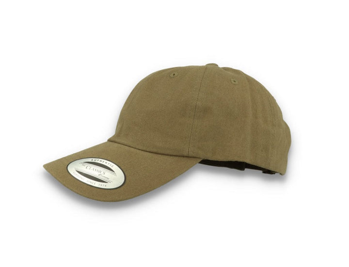 Flexfit Strap Cap 6245PT Peached Cotton Twill Loden Green - LOKK