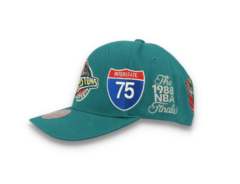 Detroit Pistons Highway Pro Crown Cap Teal