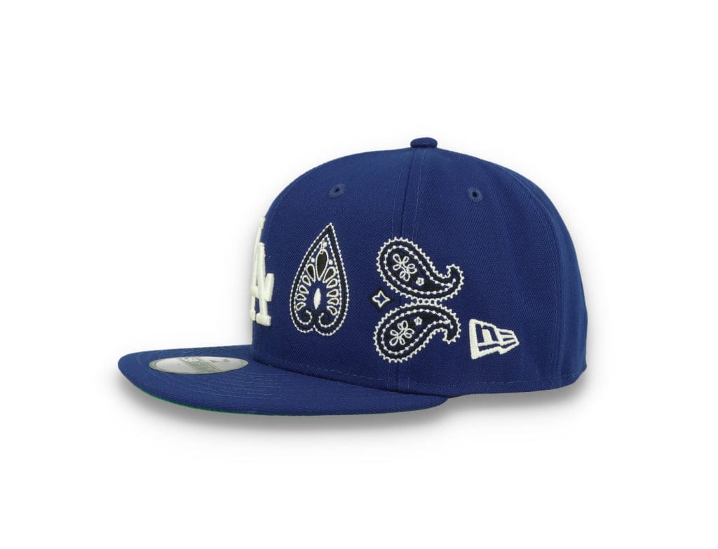 59FIFTY MLB All Over Print Paisley Los Angeles Dodgers Team/White - LOKK