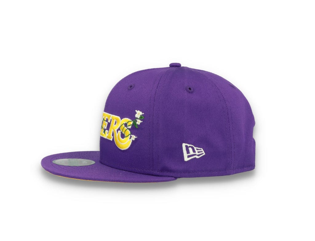 9FIFTY Flower Wordmark Los Angeles Lakers Purple - LOKK