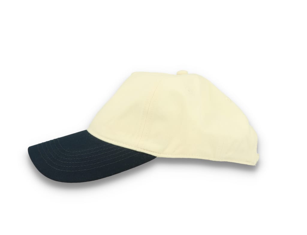 Contrast Peak Leisure Cap Natural/French Navy