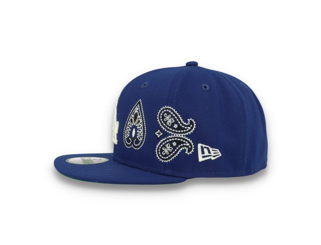 59FIFTY MLB All Over Print Paisley Los Angeles Dodgers Team/White - LOKK