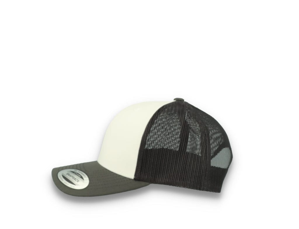 Retro Trucker Dark Grey/White/Dark Grey Flexfit 6606CF