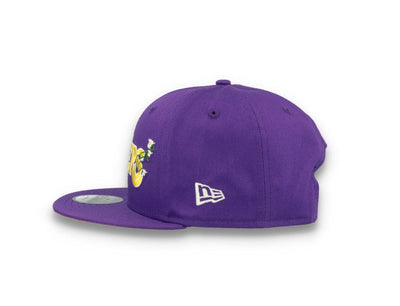 9FIFTY Flower Wordmark Los Angeles Lakers Purple