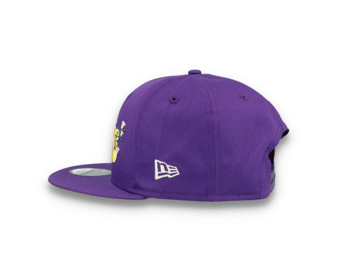 9FIFTY Flower Wordmark Los Angeles Lakers Purple - LOKK