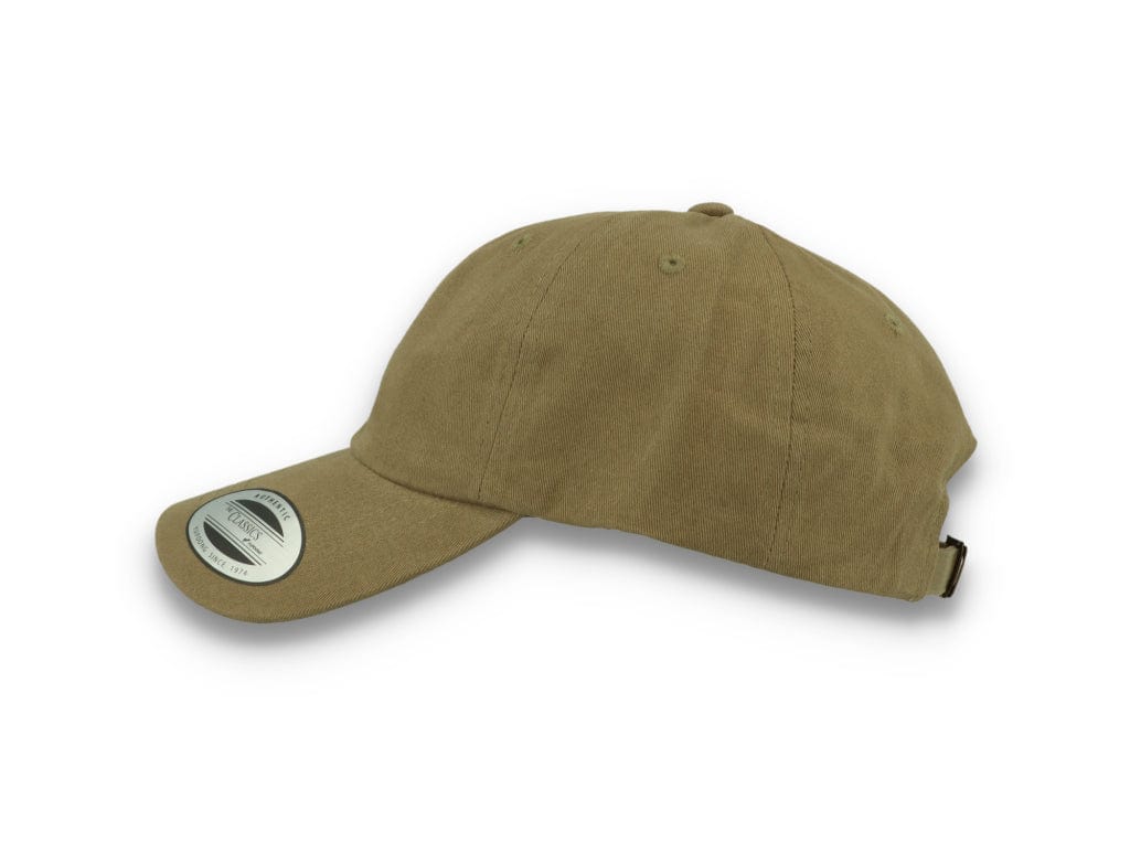 Flexfit Strap Cap 6245PT Peached Cotton Twill Loden Green - LOKK