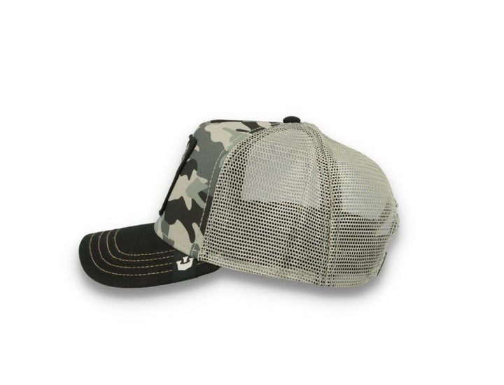 Goorin Animal Farm Trucker Cap Dog Soldier Black Camo
