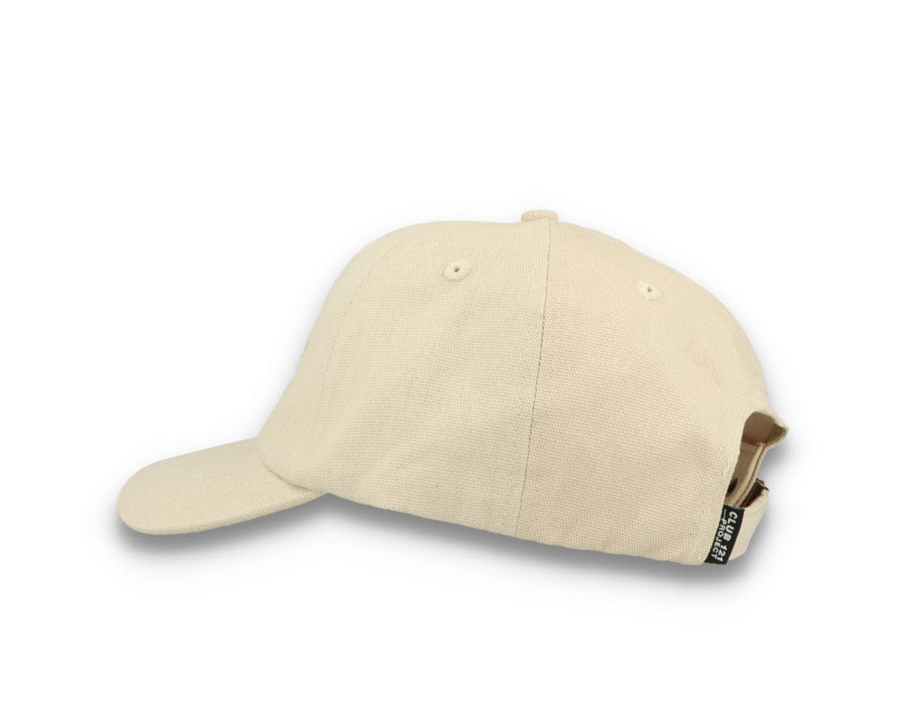 121 Heavy Duty Canvas Dad Hat Ecru - LOKK