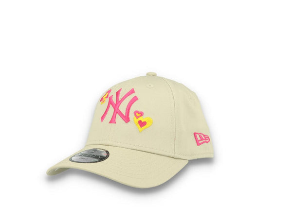 9FORTY Child Icon New York Yankees Hearts Beige - LOKK