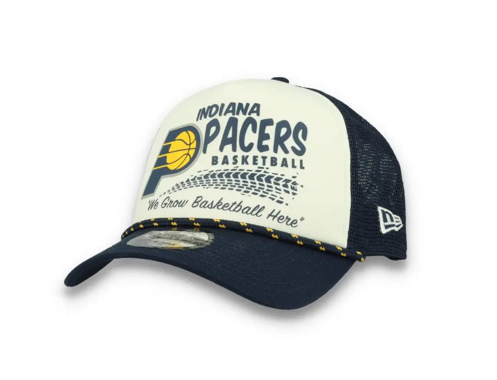 9FORTY A-Frame Trucker Indiana Pacers NBA Rally 24 Collection - LOKK