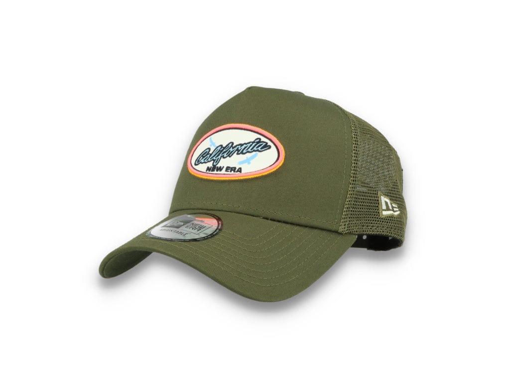 Oval State Trucker New Era Green - LOKK