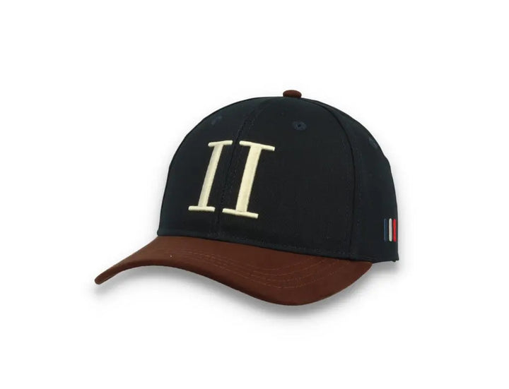 Baseball Cap Suede II Dark Navy/Ebony Brown - LOKK