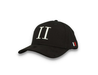 Les Deux Baseball Cap Suede II Black/White