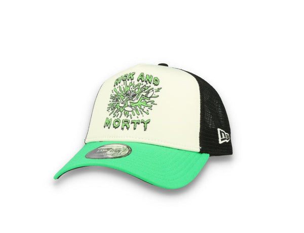 Character Trucker Rick and Morty Black/White/Green Blue New Era