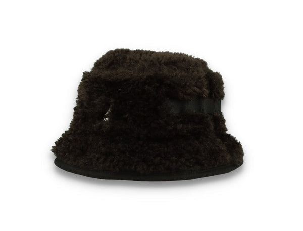 Faux Shearling Utility Bucket Black - LOKK