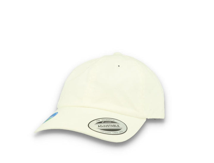 White Dad Cap Eco Wash Low Profile Cotton Twill - 6245EC