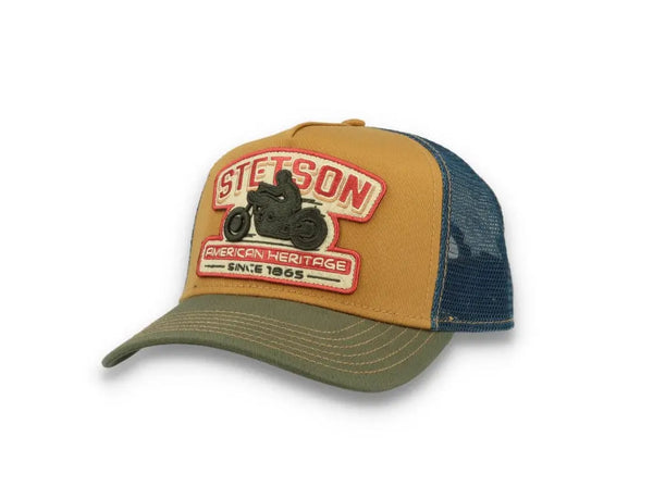 Trucker Cap Motorcycle Brown/Olive - LOKK