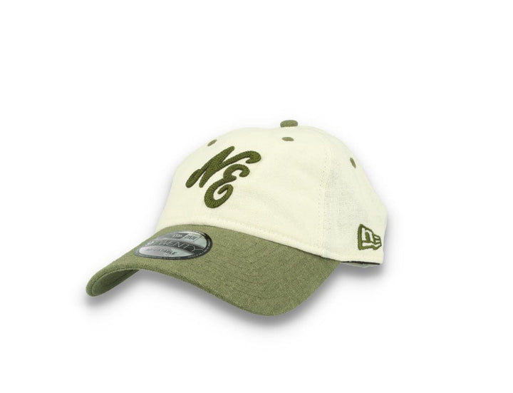 9TWENTY Linen Script New Era White New Era