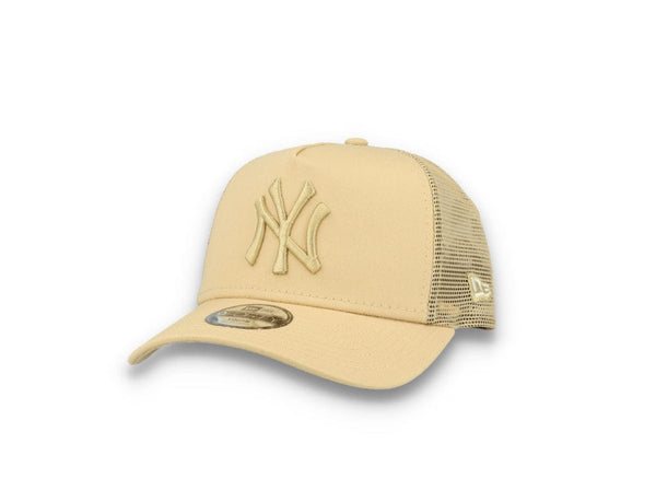 Kids Tonal Mesh Trucker New York Yankees  Beige - LOKK