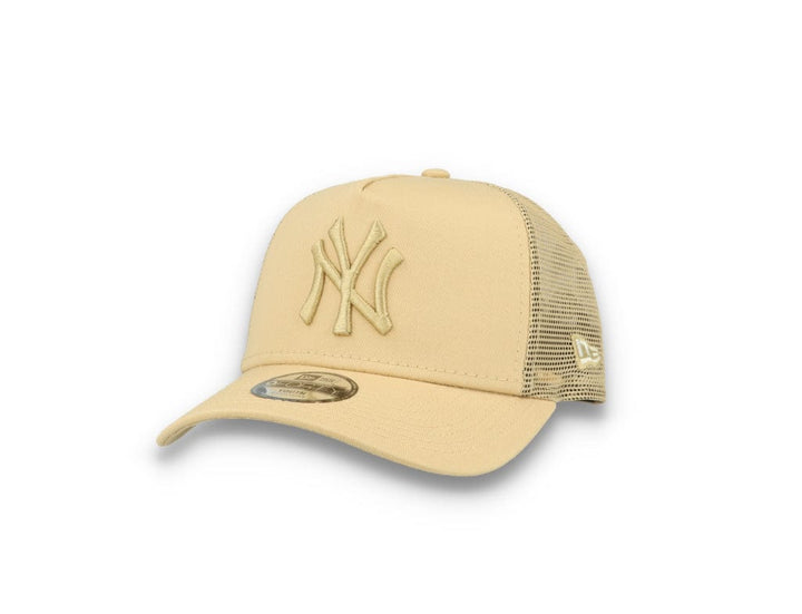 Kids Tonal Mesh Trucker New York Yankees  Beige - LOKK