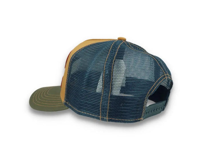 Trucker Cap Motorcycle Brown/Olive - LOKK