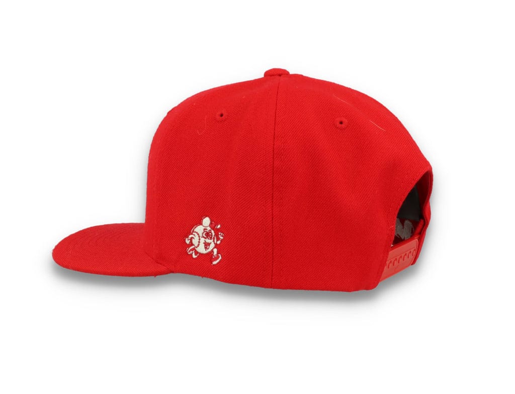 LOKK X RADIO BORGEN Snapback Red/White - LOKK