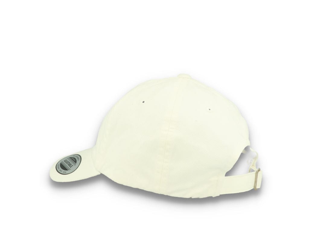 White Dad Cap Eco Wash Low Profile Cotton Twill - 6245EC