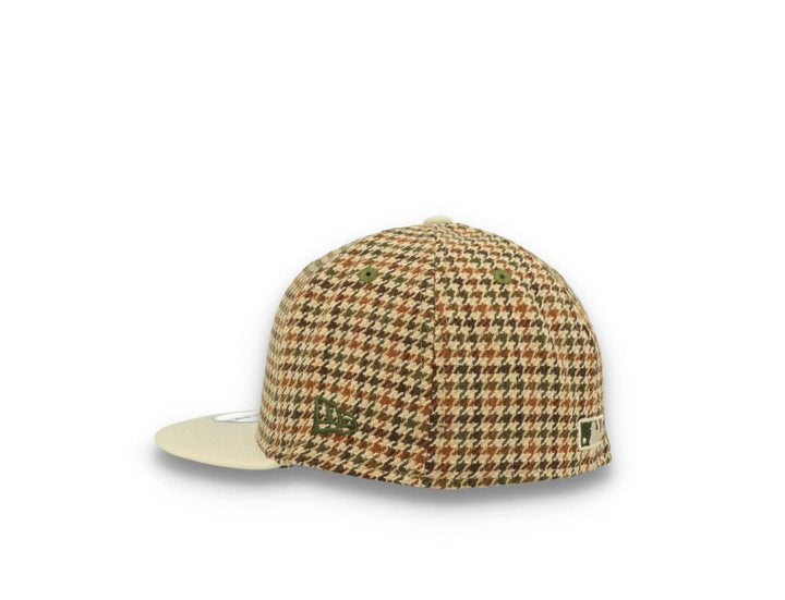 59FIFTY Houndstooth New York Yankees Open Market Tan