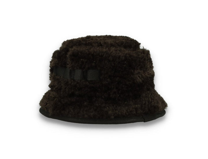 Faux Shearling Utility Bucket Black - LOKK