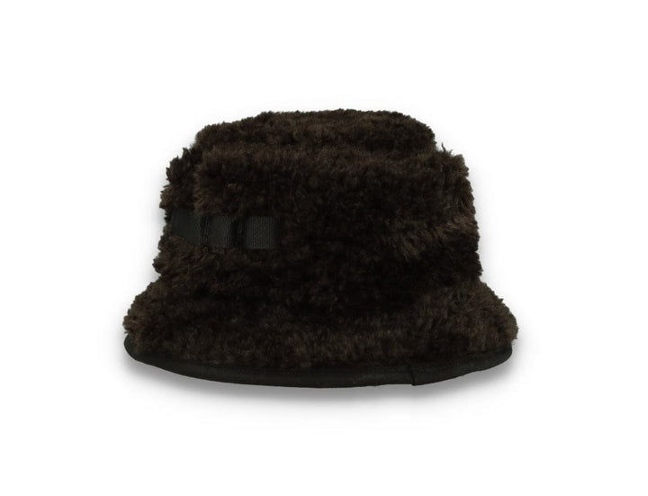 Faux Shearling Utility Bucket Black - LOKK