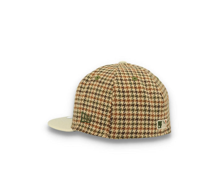 59FIFTY Houndstooth New York Yankees Open Market Tan