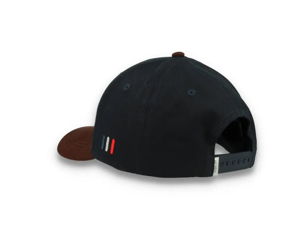 Baseball Cap Suede II Dark Navy/Ebony Brown - LOKK