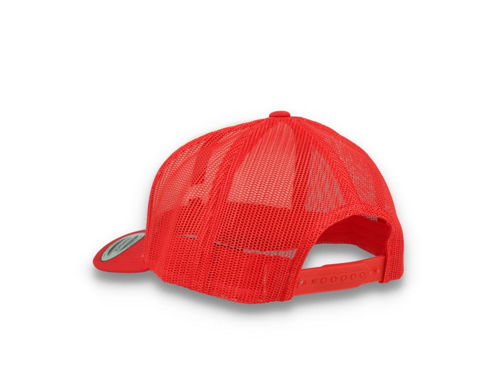 Retro Trucker Red/White/Red Flexfit 6606CF Yupoong