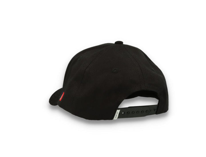 Les Deux Baseball Cap Suede II Black/White - LOKK