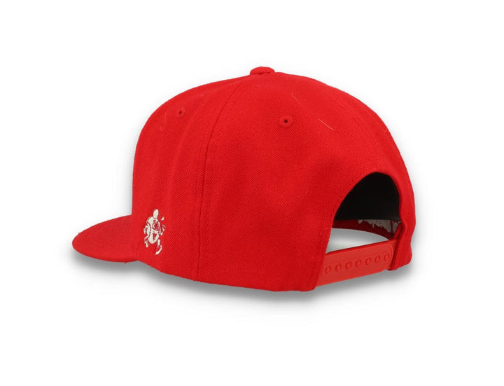 LOKK X RADIO BORGEN Snapback Red/White - LOKK