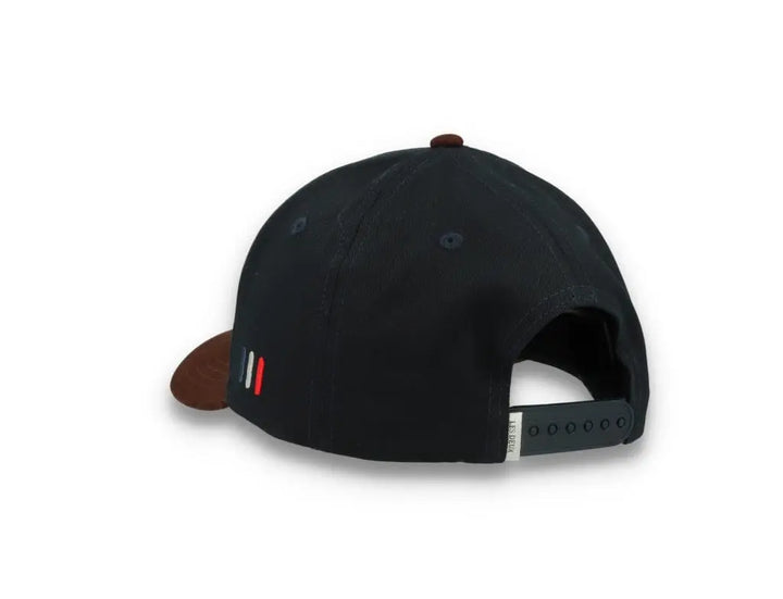 Baseball Cap Suede II Dark Navy/Ebony Brown - LOKK