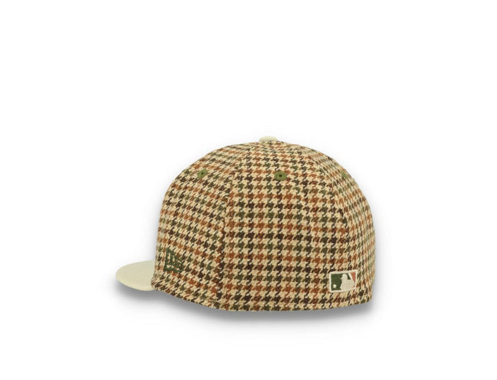 59FIFTY Houndstooth New York Yankees Open Market Tan