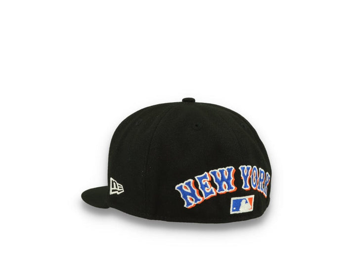 59FIFTY Upside Down All Over Print NY Mets Black