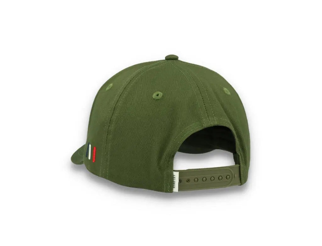 Encore Organic Baseball Cap Dark Ivy Green/Ivory - LOKK