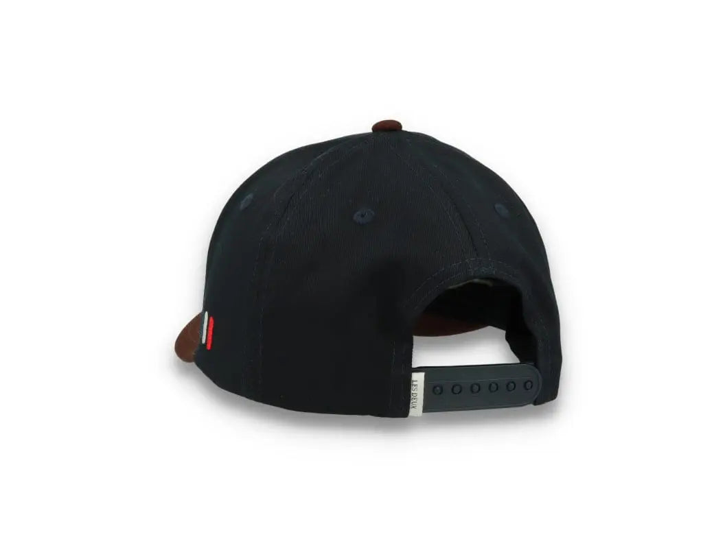 Baseball Cap Suede II Dark Navy/Ebony Brown - LOKK