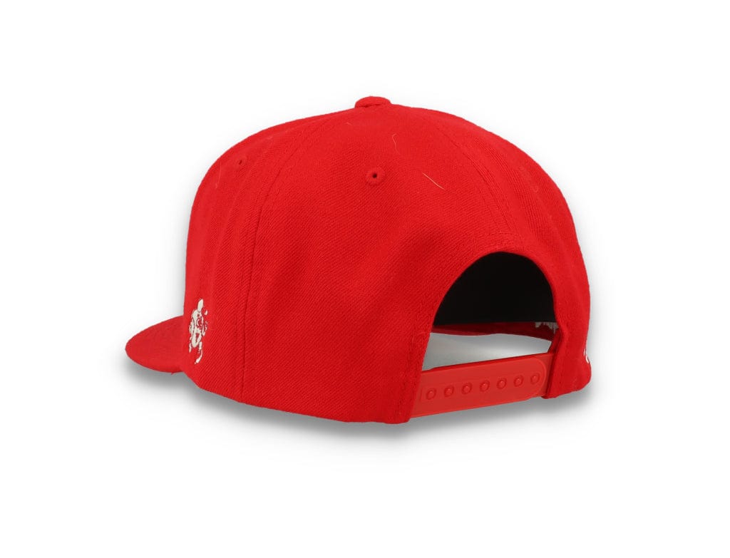 LOKK X RADIO BORGEN Snapback Red/White - LOKK