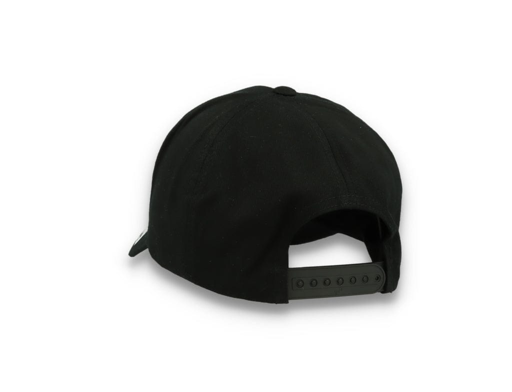 5-Panel Curved Classic Snapback Black - 7707