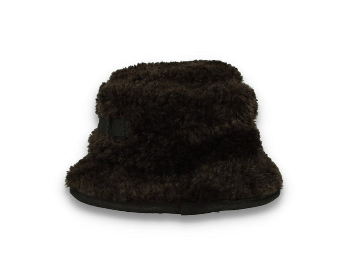 Faux Shearling Utility Bucket Black - LOKK