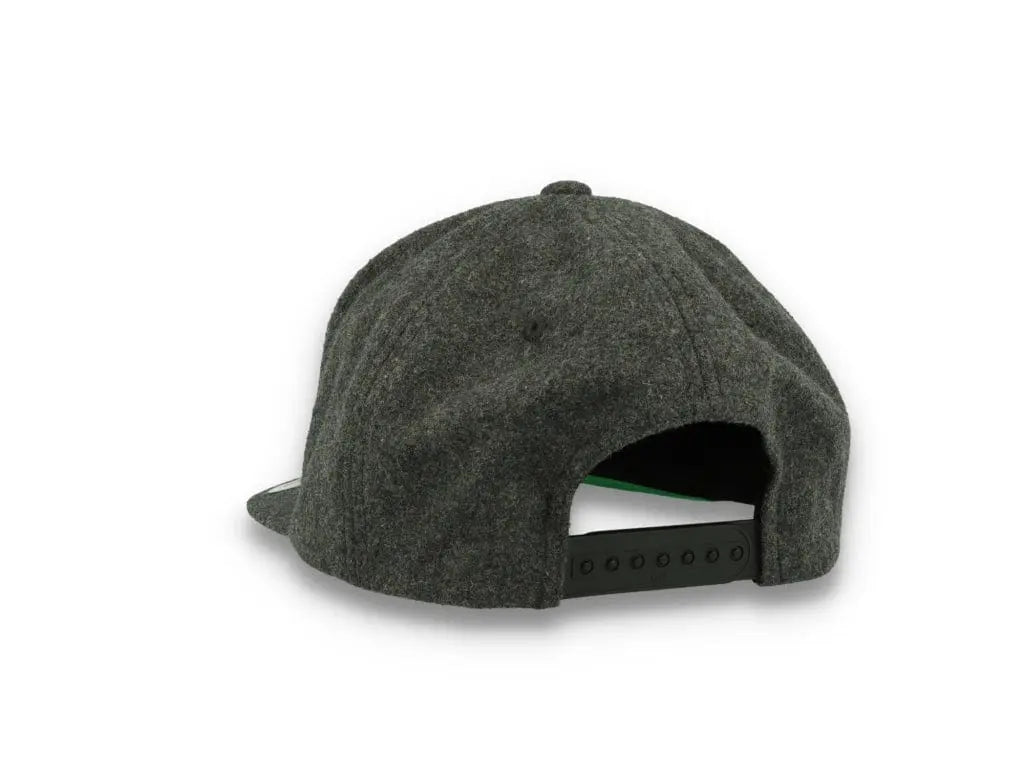 Yupoong Snapback Melton Wool 6689M Dark Grey - LOKK