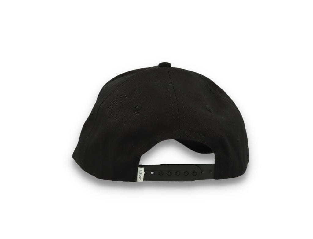 Les Deux Baseball Cap Suede II Black/White - LOKK